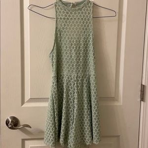 Backless lace romper from Urban